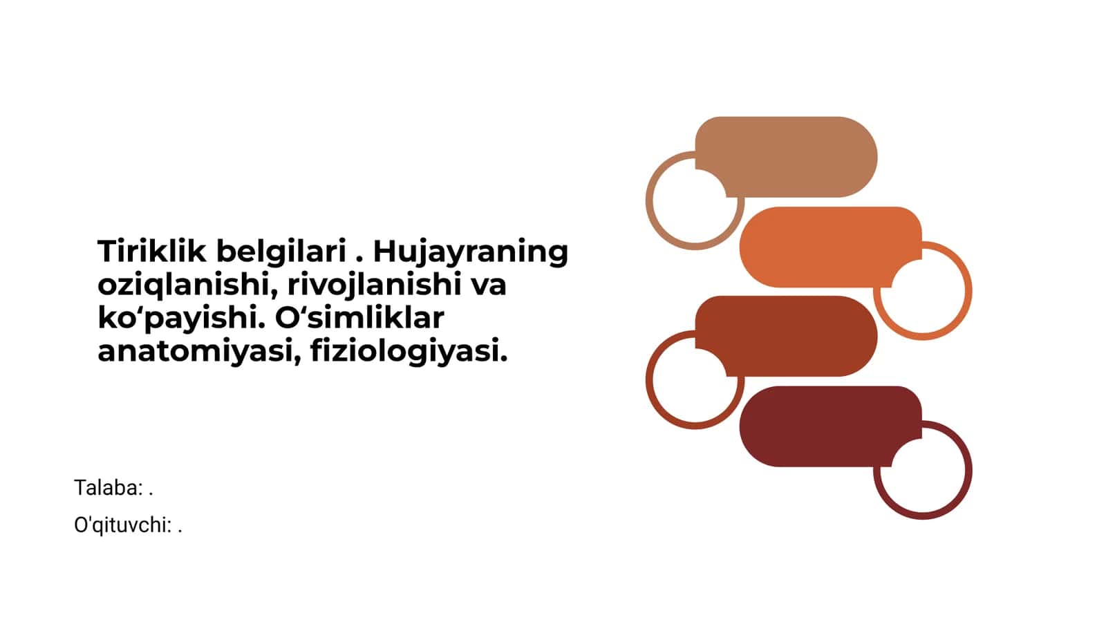 Tiriklik belgilari