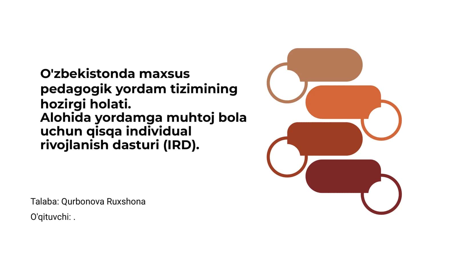O'zbekistonda maxsus pedagogik yordam tizimi