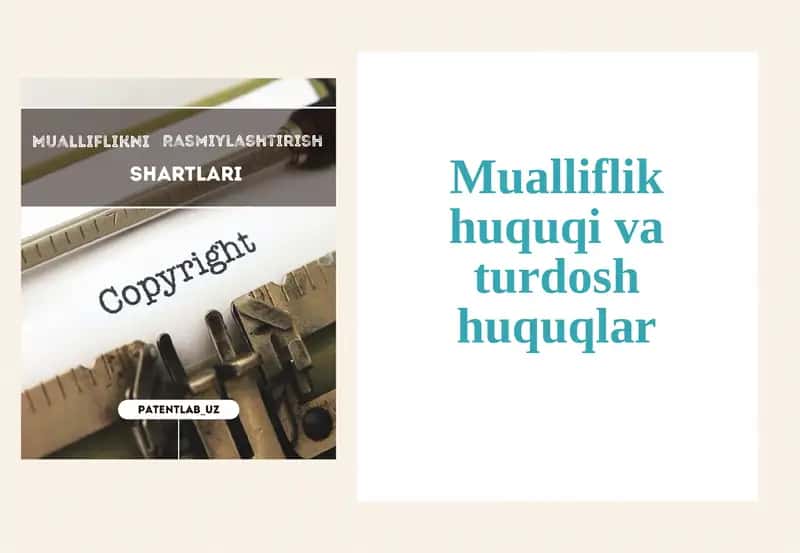 Mualliflik huquqi va turdosh huquqlar