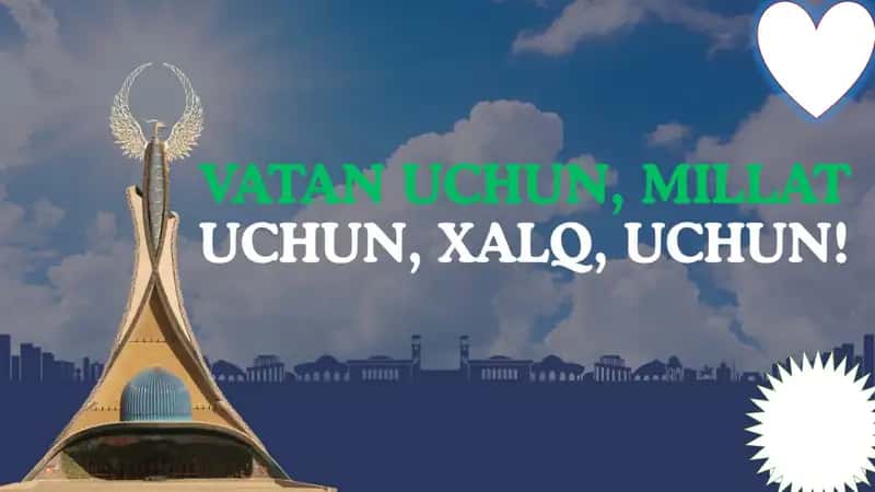 Vatan uchun, millat uchun, xalq uchun. O'zbekiston Respublikasi mustaqilligining 34-yilligi