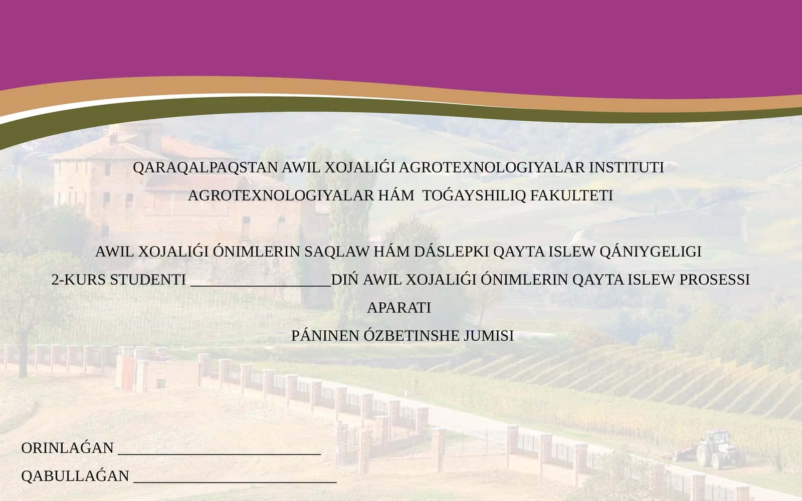 Miyweler hám juzimlerdiń keptiriw uskeneleri dúzilisi, is organları