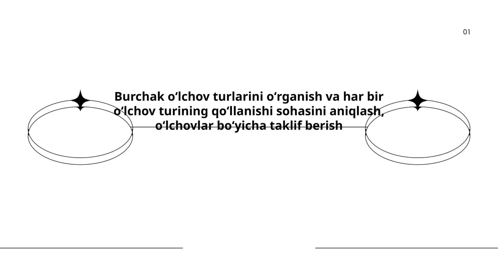 Burchak oʻlchov turlari va ularning xususiyatlari