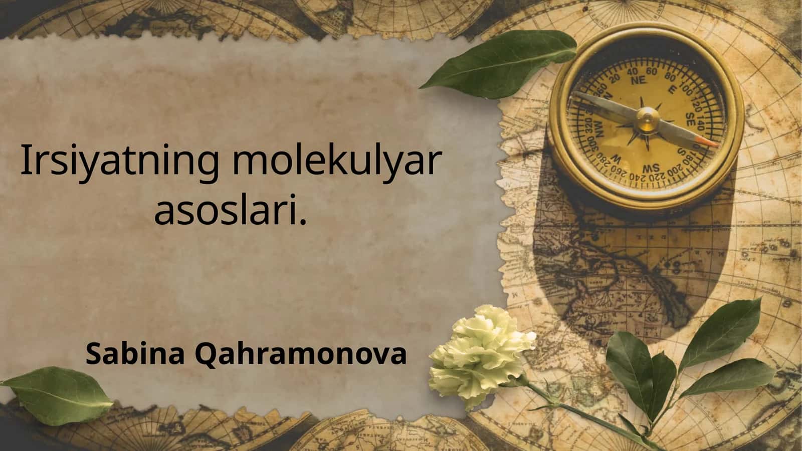 Irsiyatning molekulyar asoslari