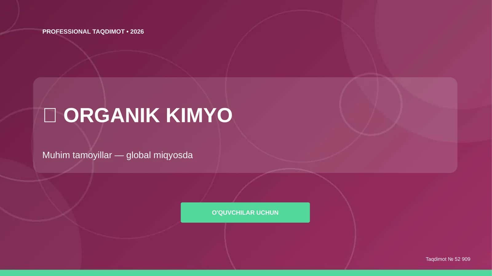 ORGANIK KIMYO