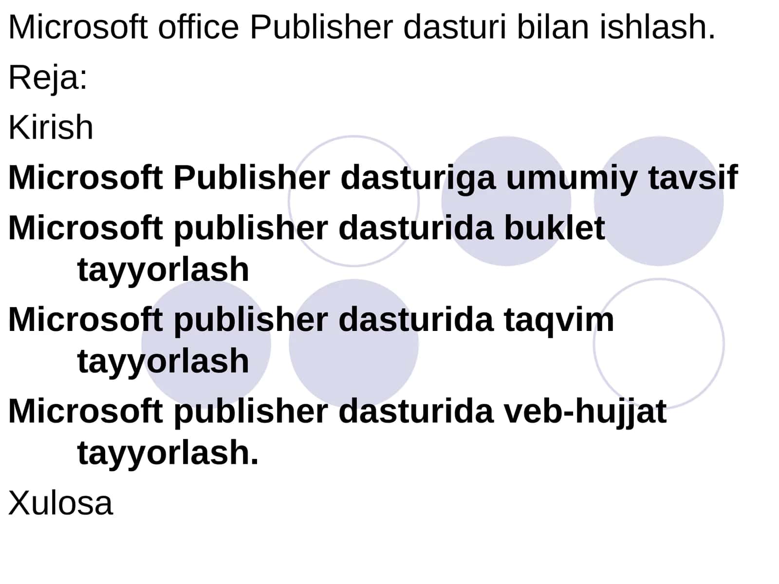 Microsoft Publisher