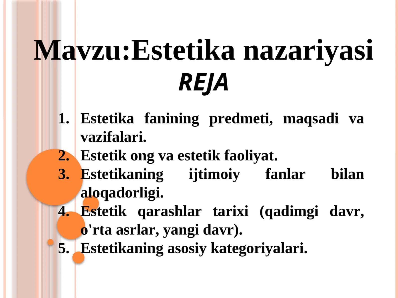 Estetika nazariyasi