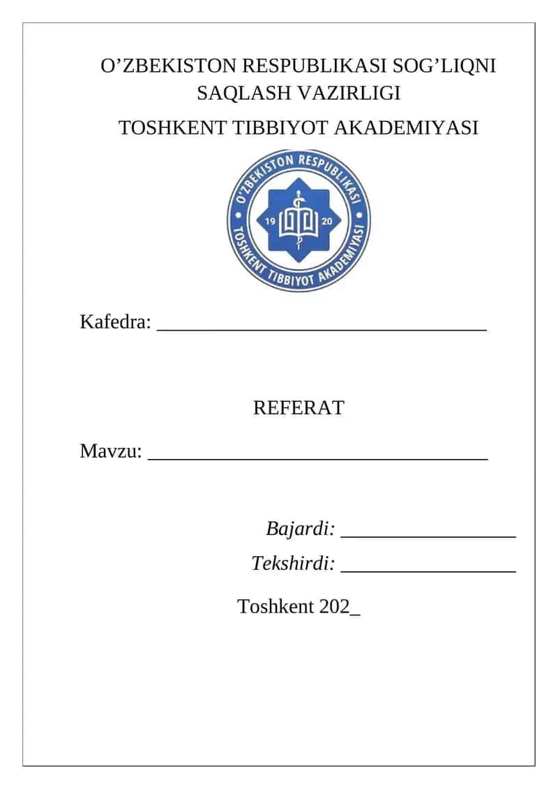 ISHCHl MINTAQASI HAVOSINING CHANGLANGANLIGINI TEKSHIRISH VA BAHOLASH