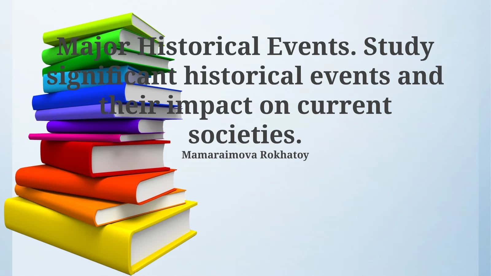 Major Historical Events