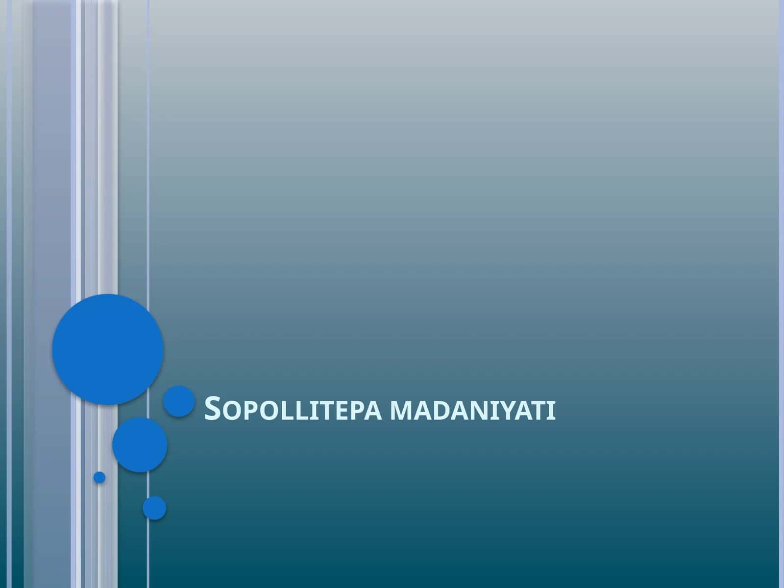 Sopollitepa madaniyati
