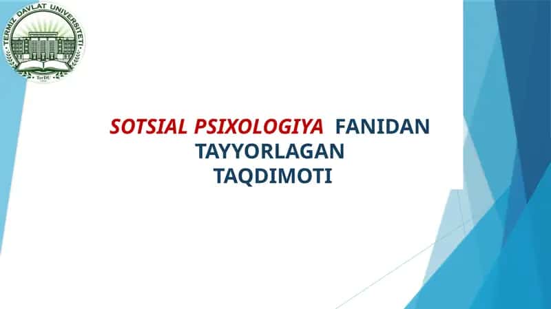 KATTA GURUHLAR PSIXOLOGIYASI MUAMMOSI