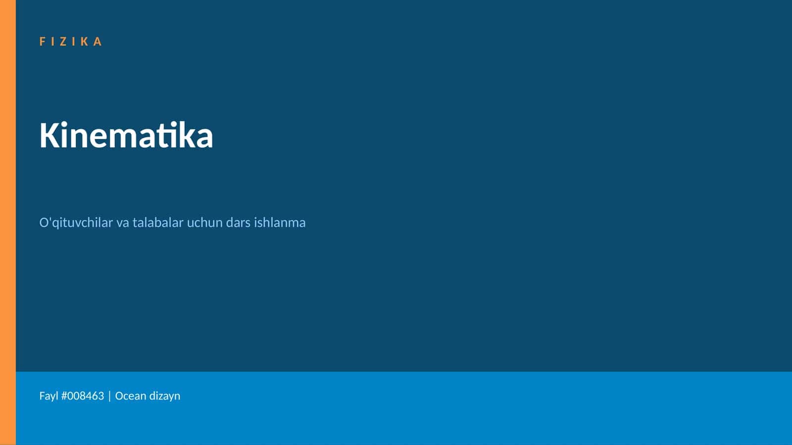 FIZIKA Kinematika