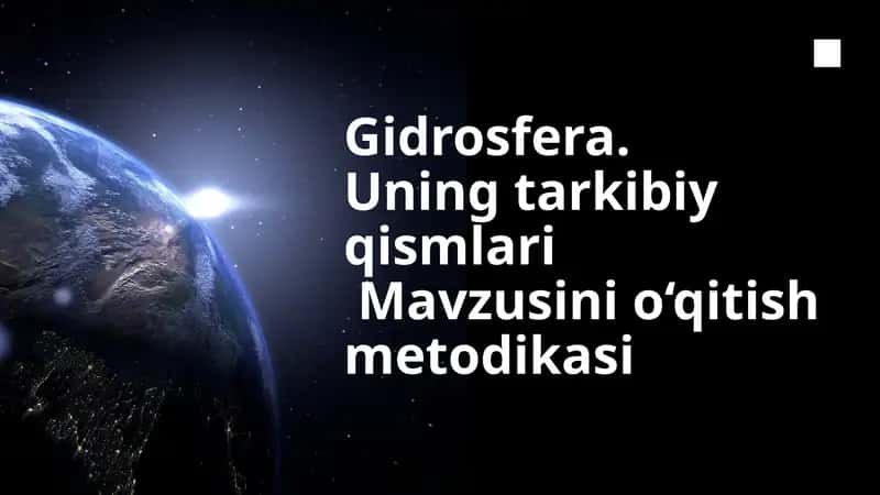 Gidrosfera