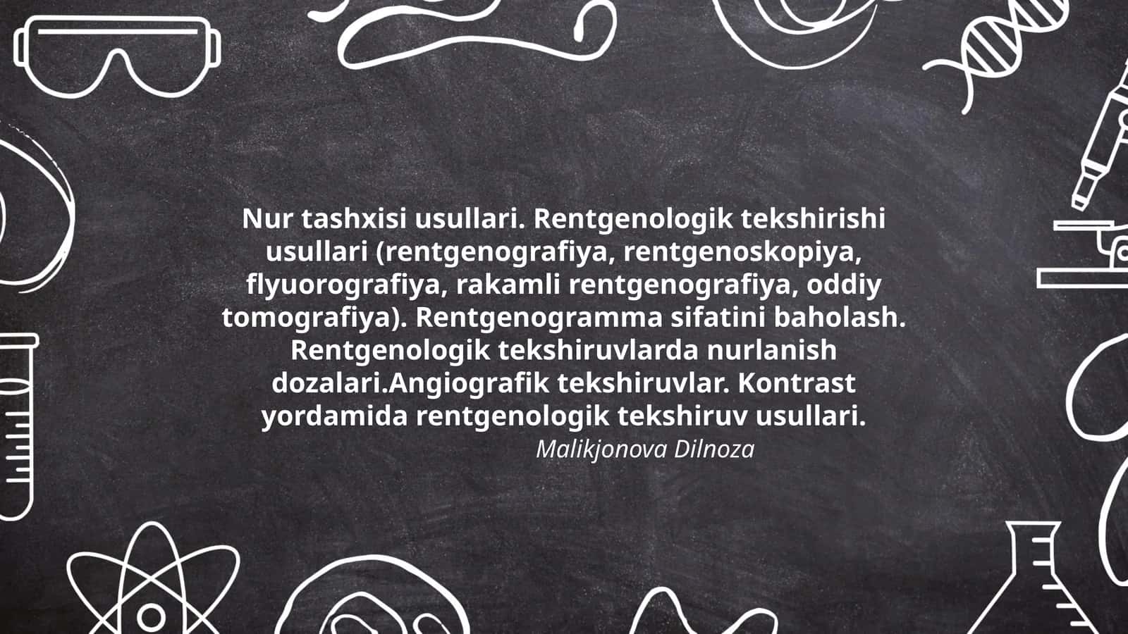 Nur tashxisi usullari