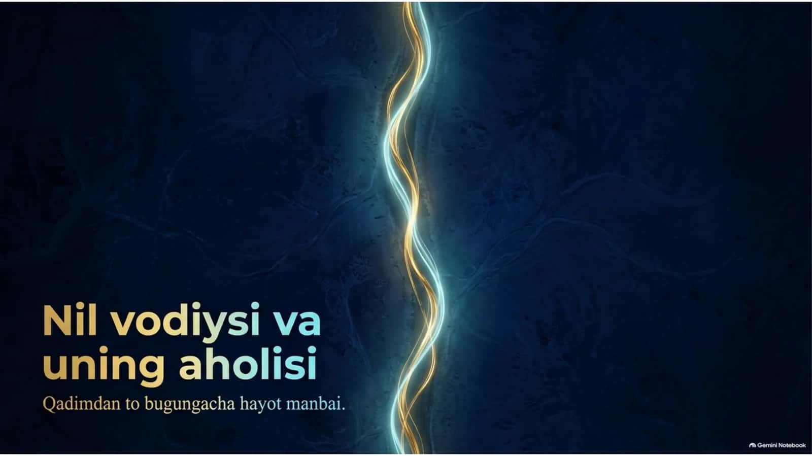 Nil vodiysi va uning aholisi