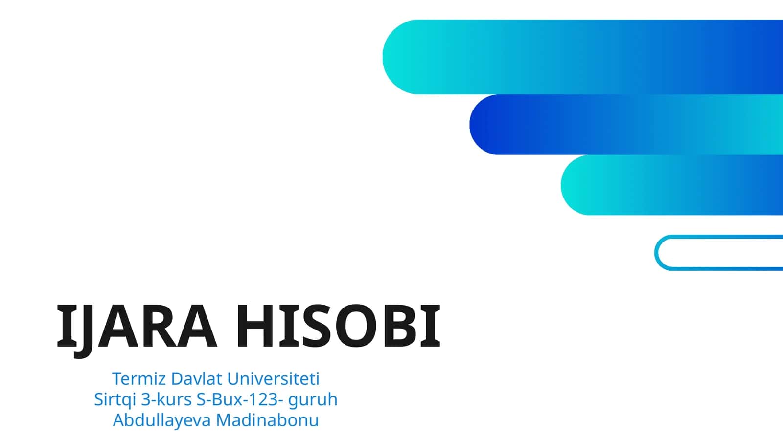 IJARA HISOBI