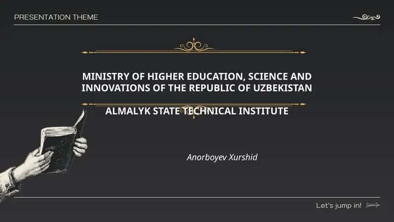 History and establishment of Almalyk State Technical Institute