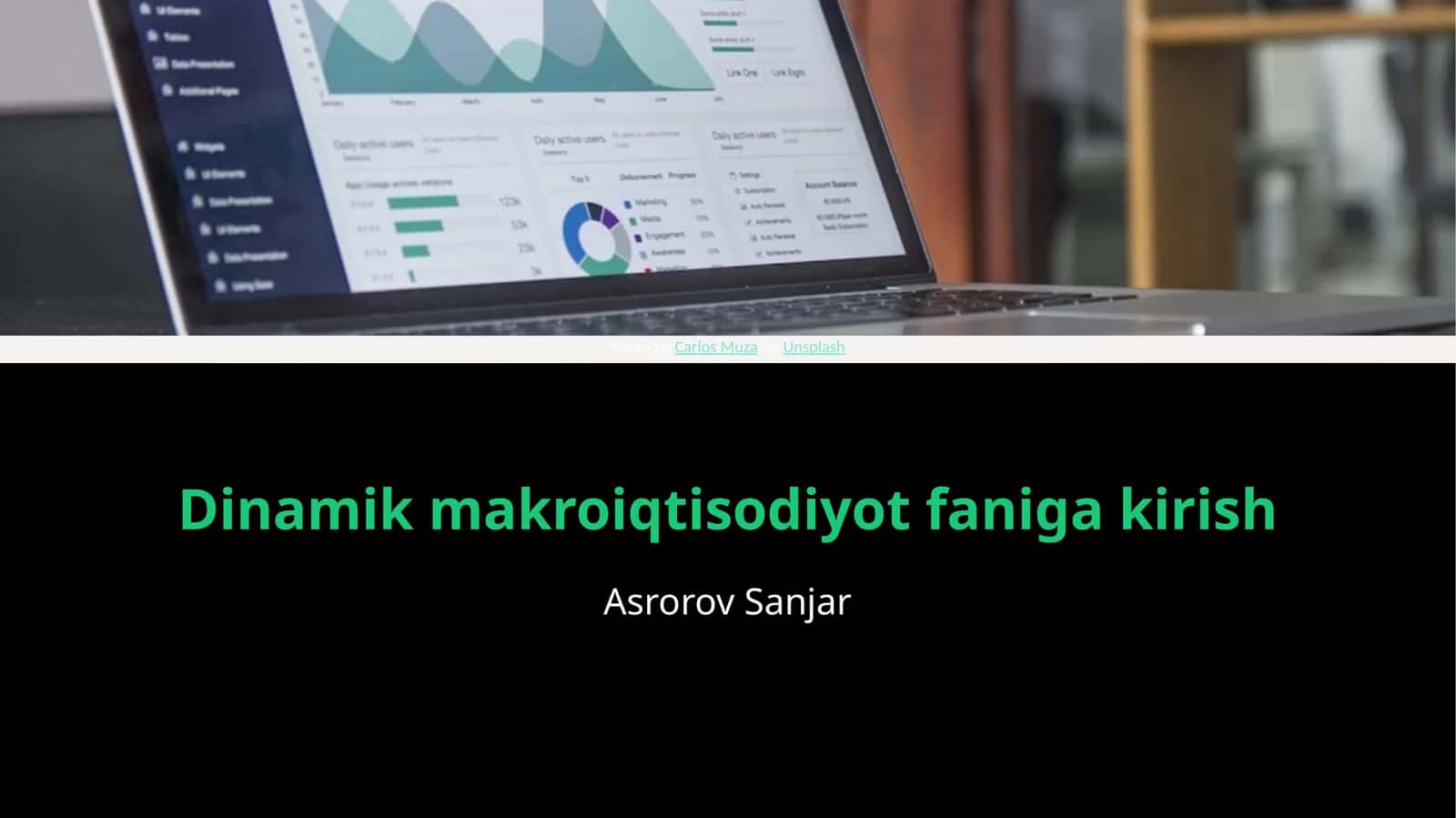 Dinamik makroiqtisodiyot faniga kirish