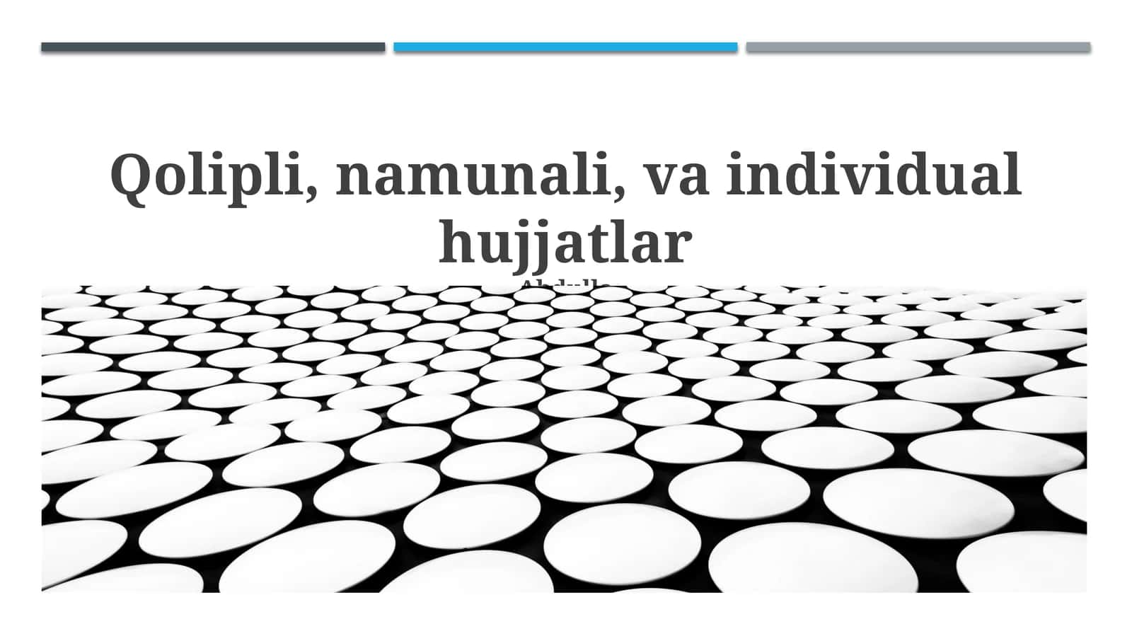 Andoza, Namuna va Individual Hujjatlar: Asosiy Tushunchalar va Farqlar