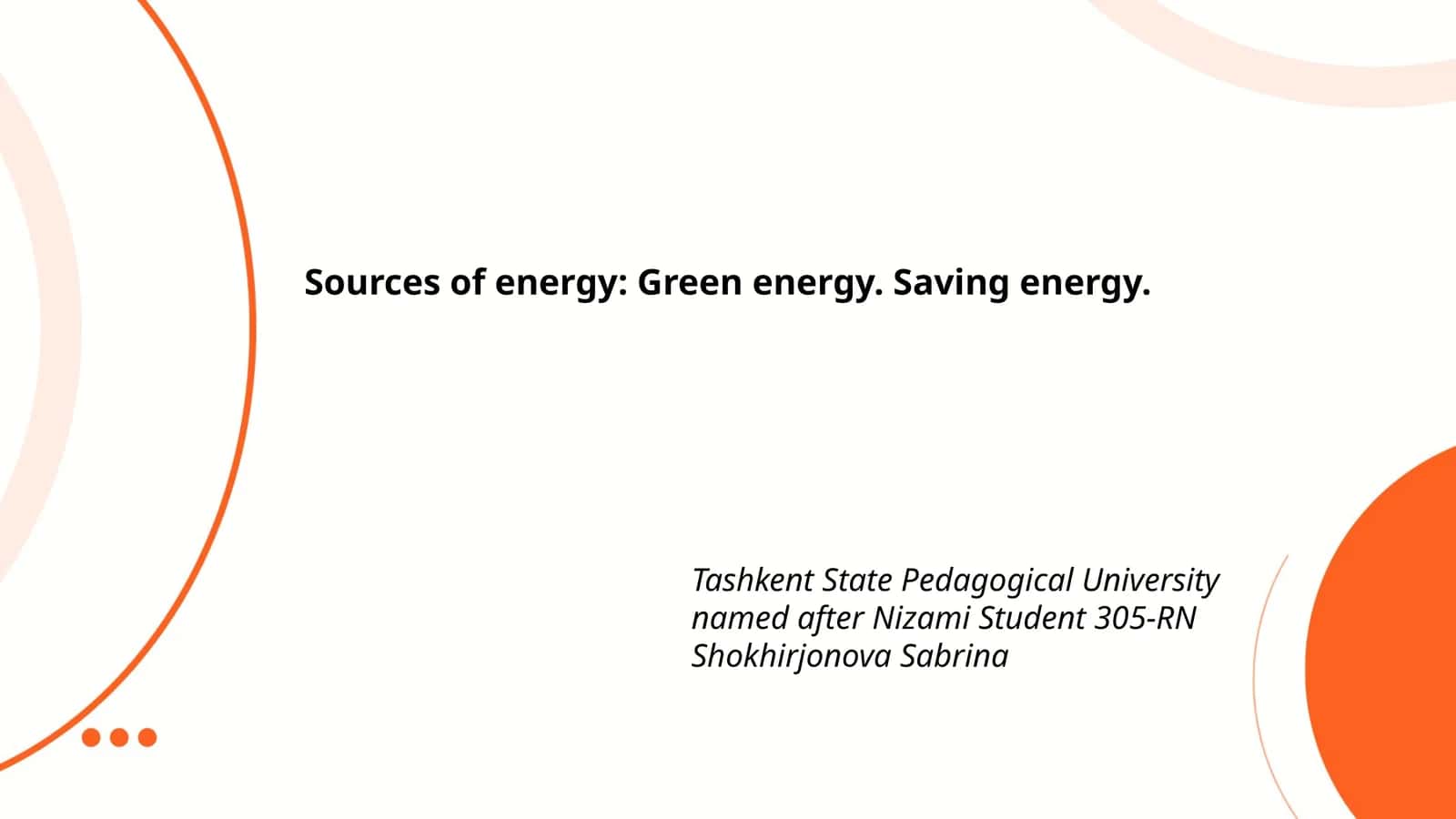 Solar Energy