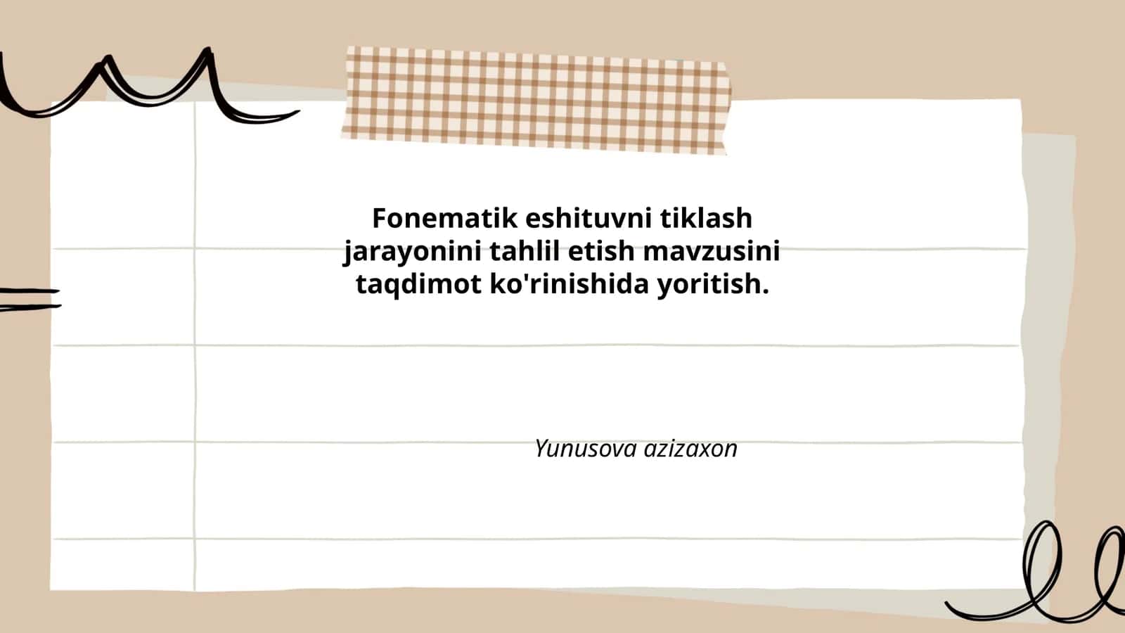Fonematik eshituvning anatomik asoslari