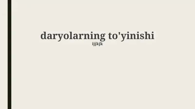 To'yinganlikning ifloslanishga ta'siri