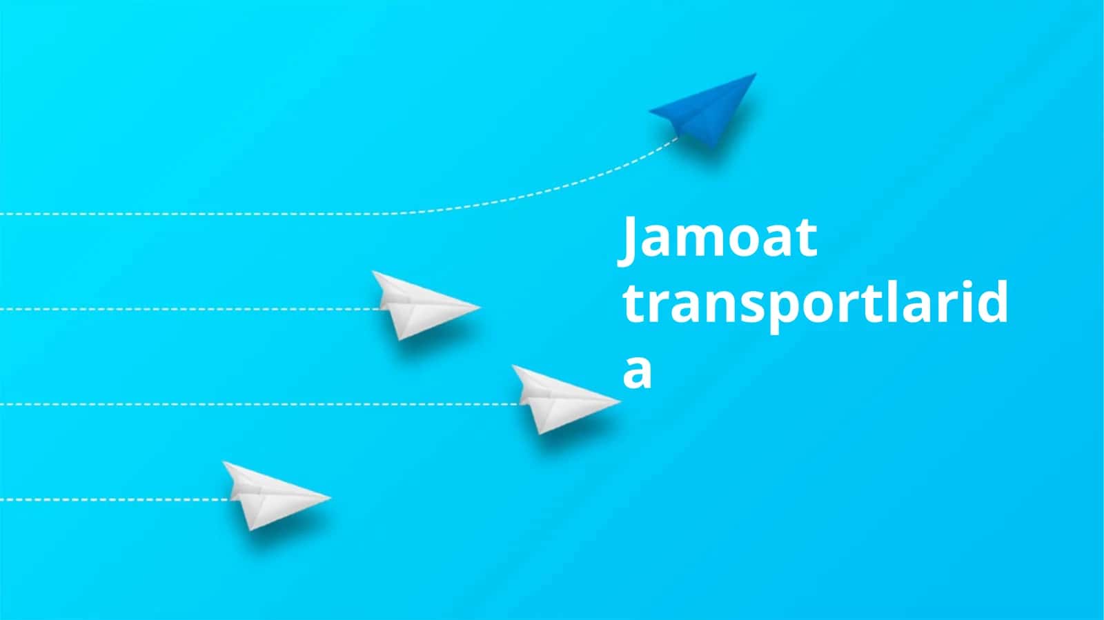Jamoat transportlarida