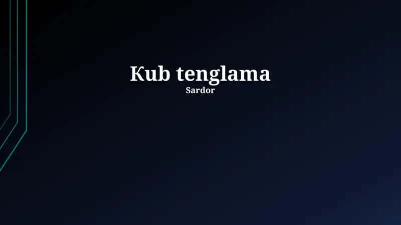 Kub tenglama
