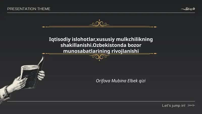 Iqtisodiy islohotlar