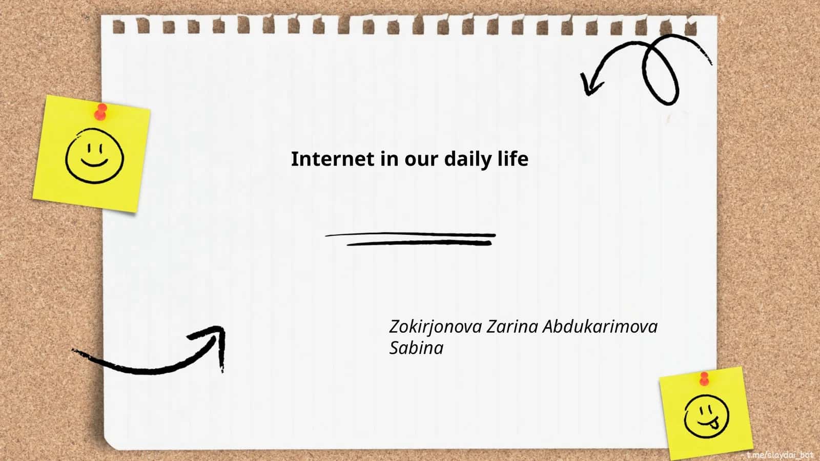 Internet in our daily life
