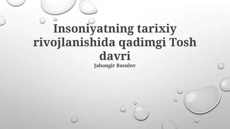 Tosh davri
