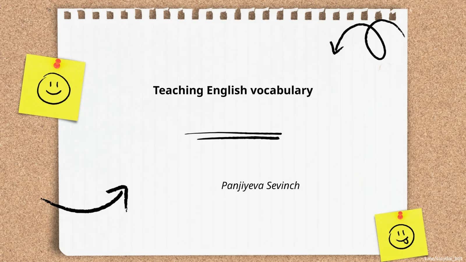 Teaching English vocabulary