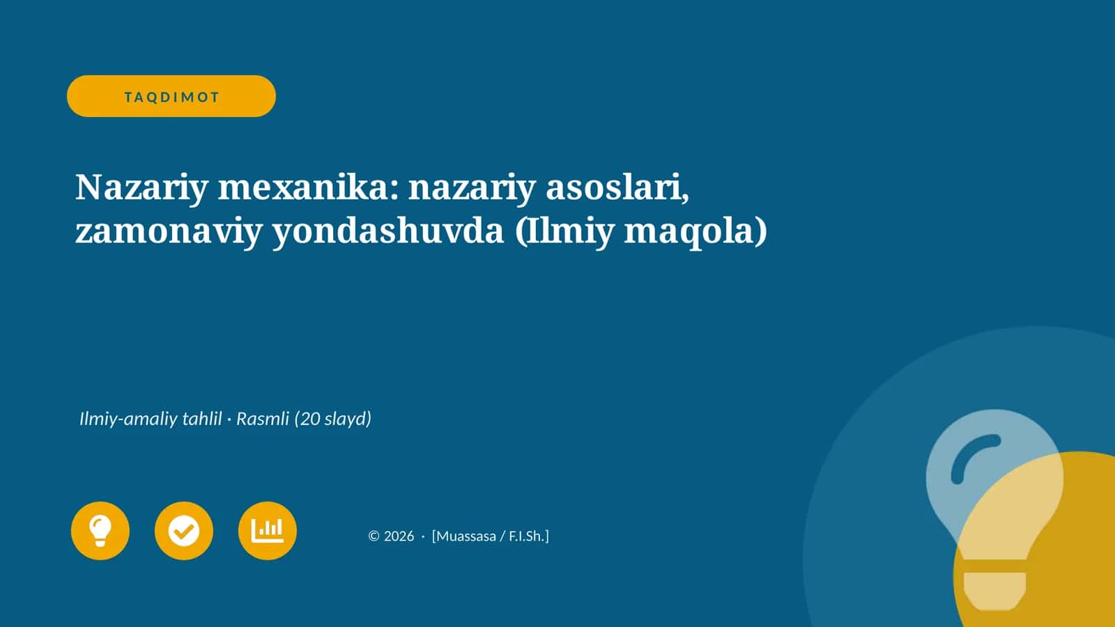 Nazariy mexanika