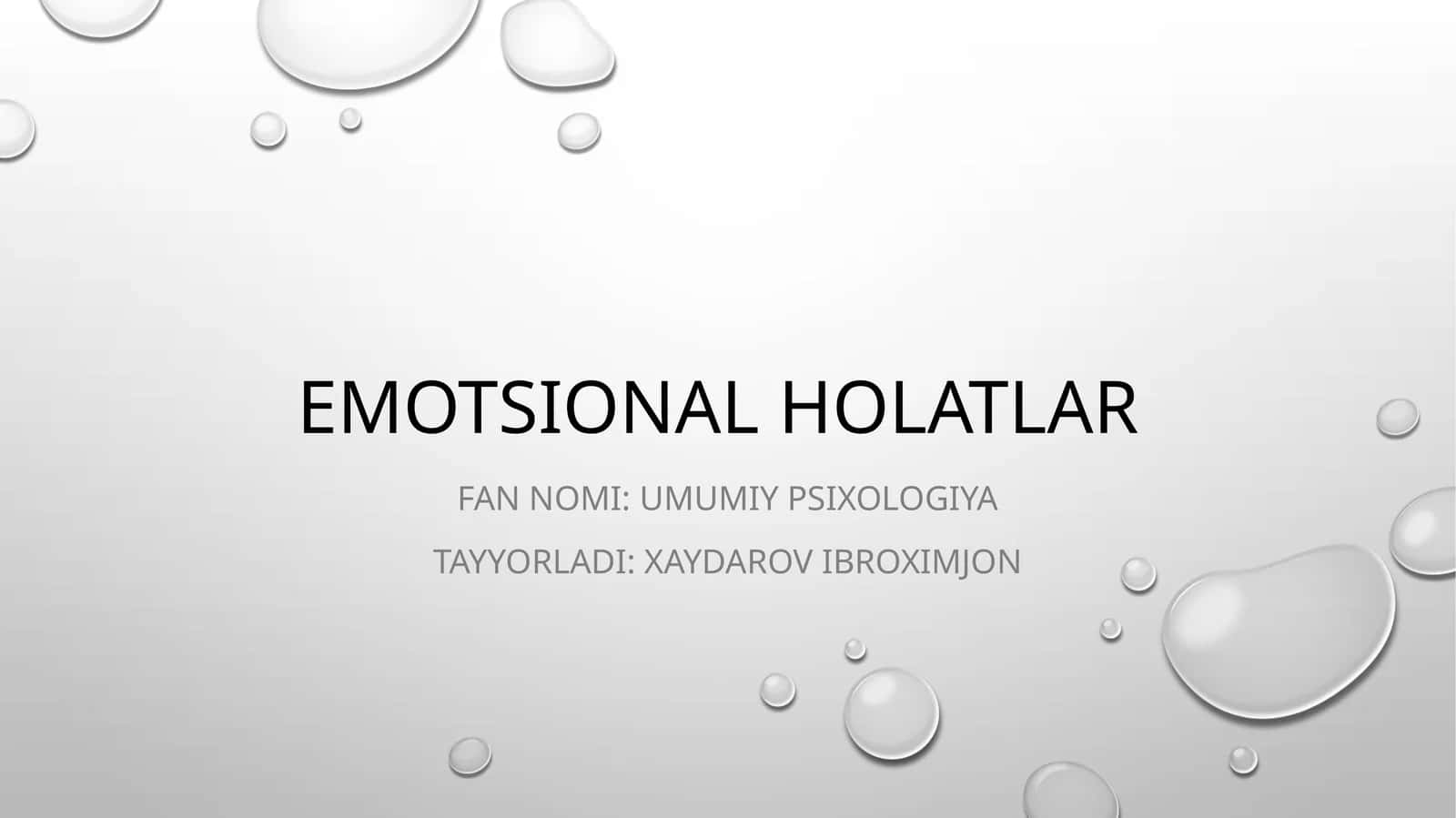 Emotsional holatlar