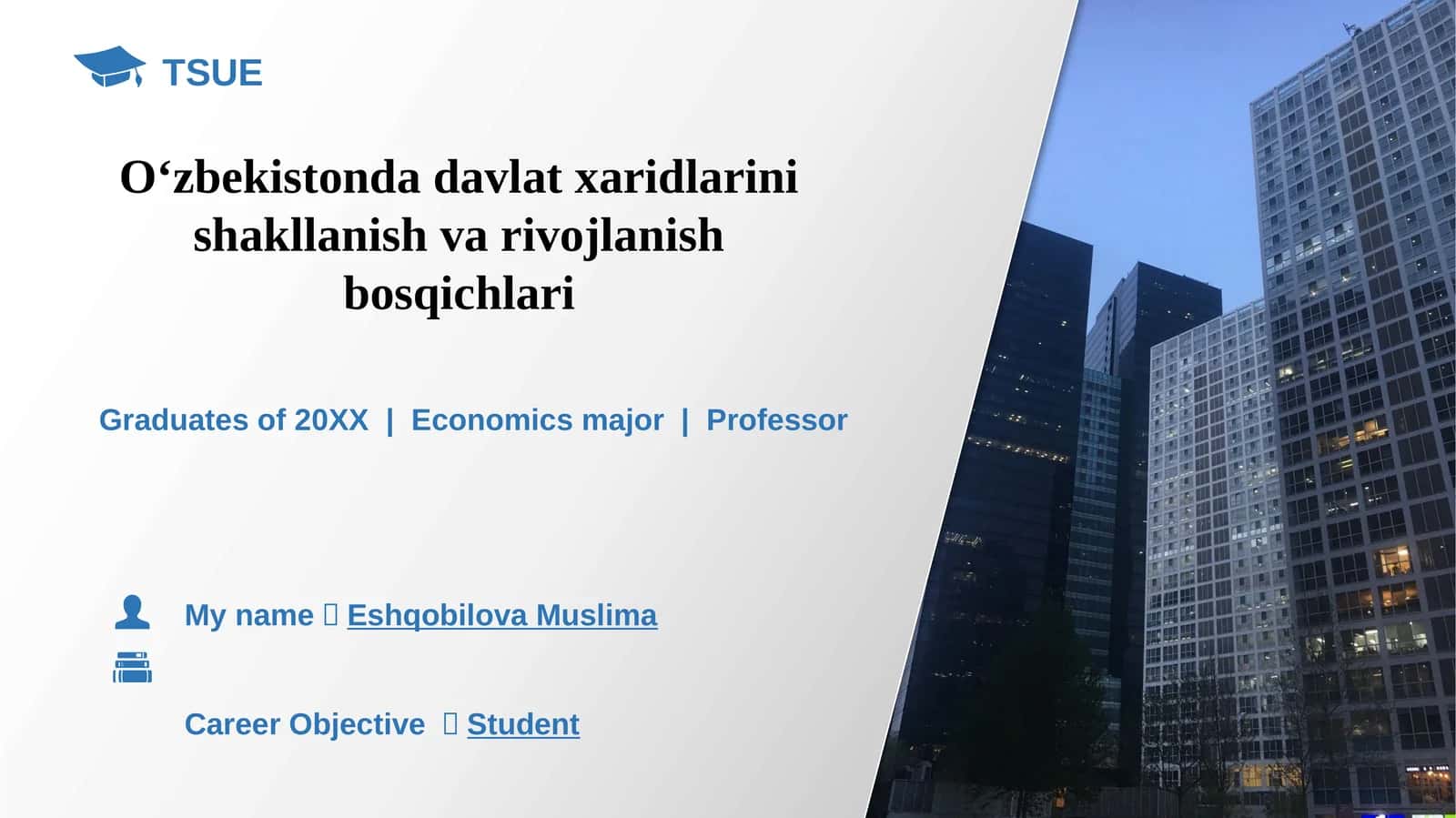 O‘zbekistonda davlat xaridlarini shakllanish va rivojlanish bosqichlari