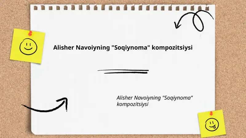 Alisher Navoiyning "Soqiynoma" kompozitsiysi