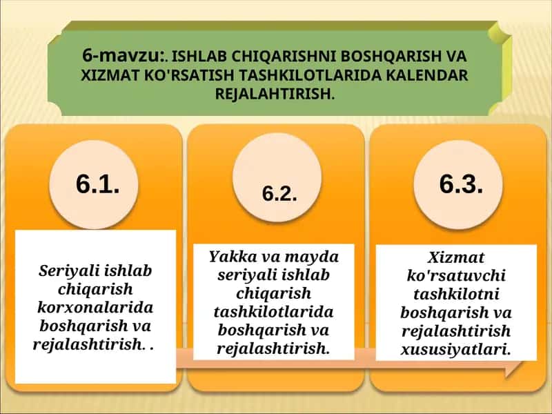 KALENDAR REJALASHTIRISH