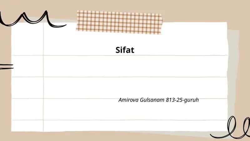 Sifat