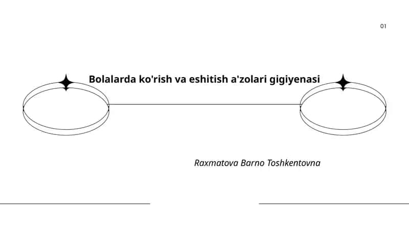 Bolalarda ko'rish va eshitish a'zolari gigiyenasi