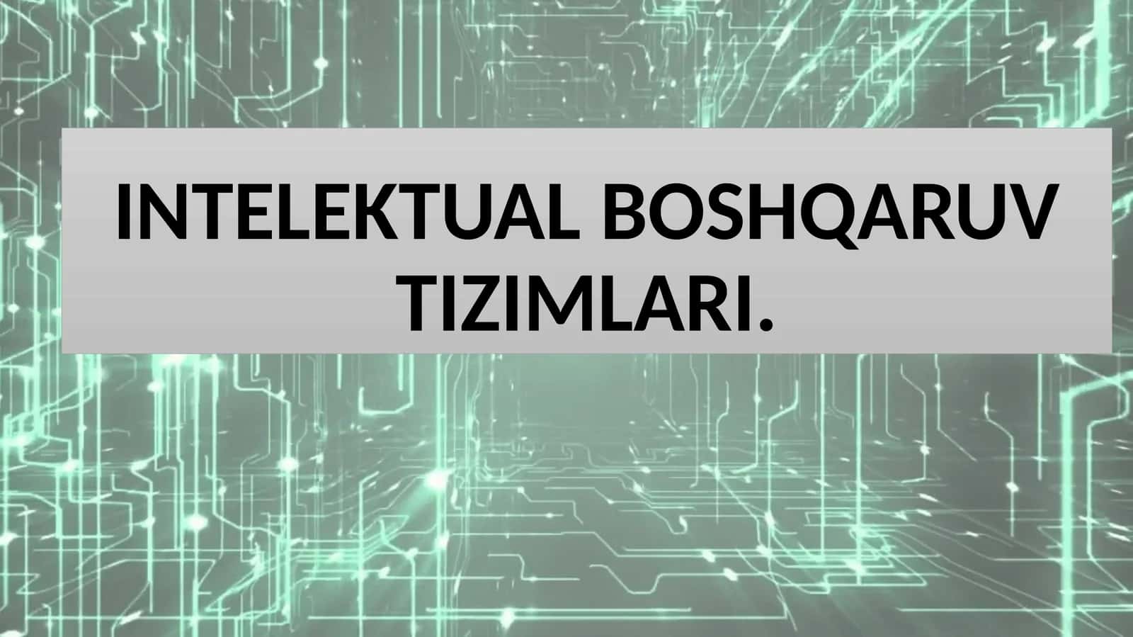 Sun'iy intellekt va tushuncha sivauning rivojlanishi