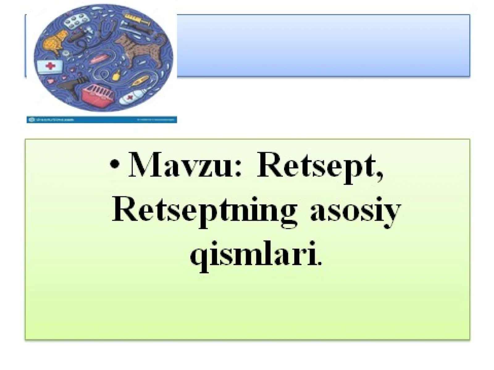 Retseptura fani