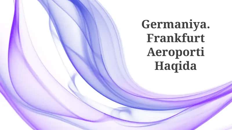 Frankfurt Aeroporti Haqida