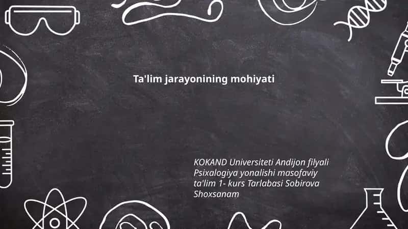Psixologiya yonalishi masofaviy ta'lim 1-kurs