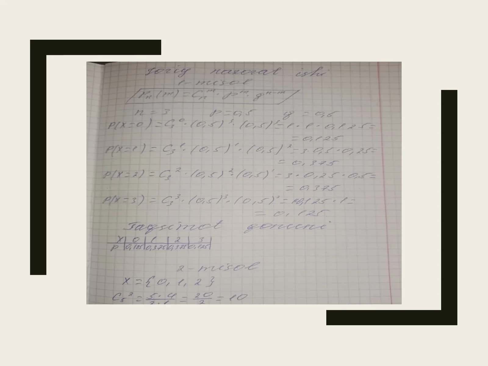 Ehtimollik nazriyasi
