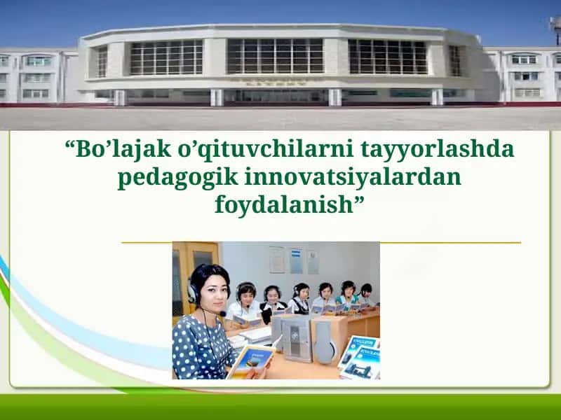 Pedagogik Texnologiyalar