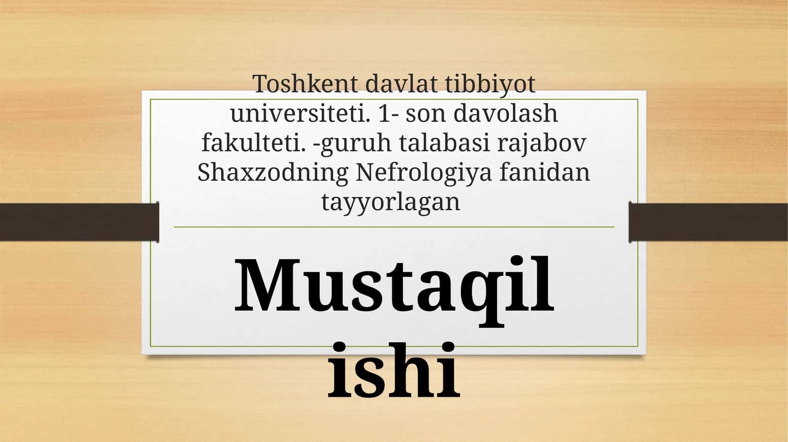Tizimli vaskulitlar(tugunchali periartrit, nospetsefik aortoartrit, Vegener granulematozi)da buyraklarning zararlanishi xususiyatlari