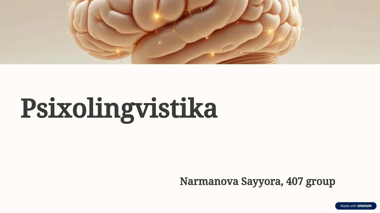 Psixolingvistika: Til va Tafakkurning Sirli Dunyosi