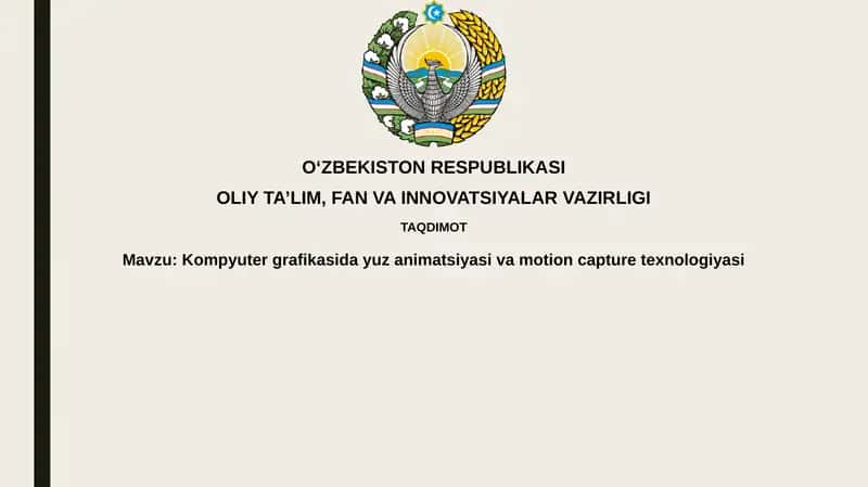 Yuz animatsiyasi va harakatni suratga olish texnologiyasi