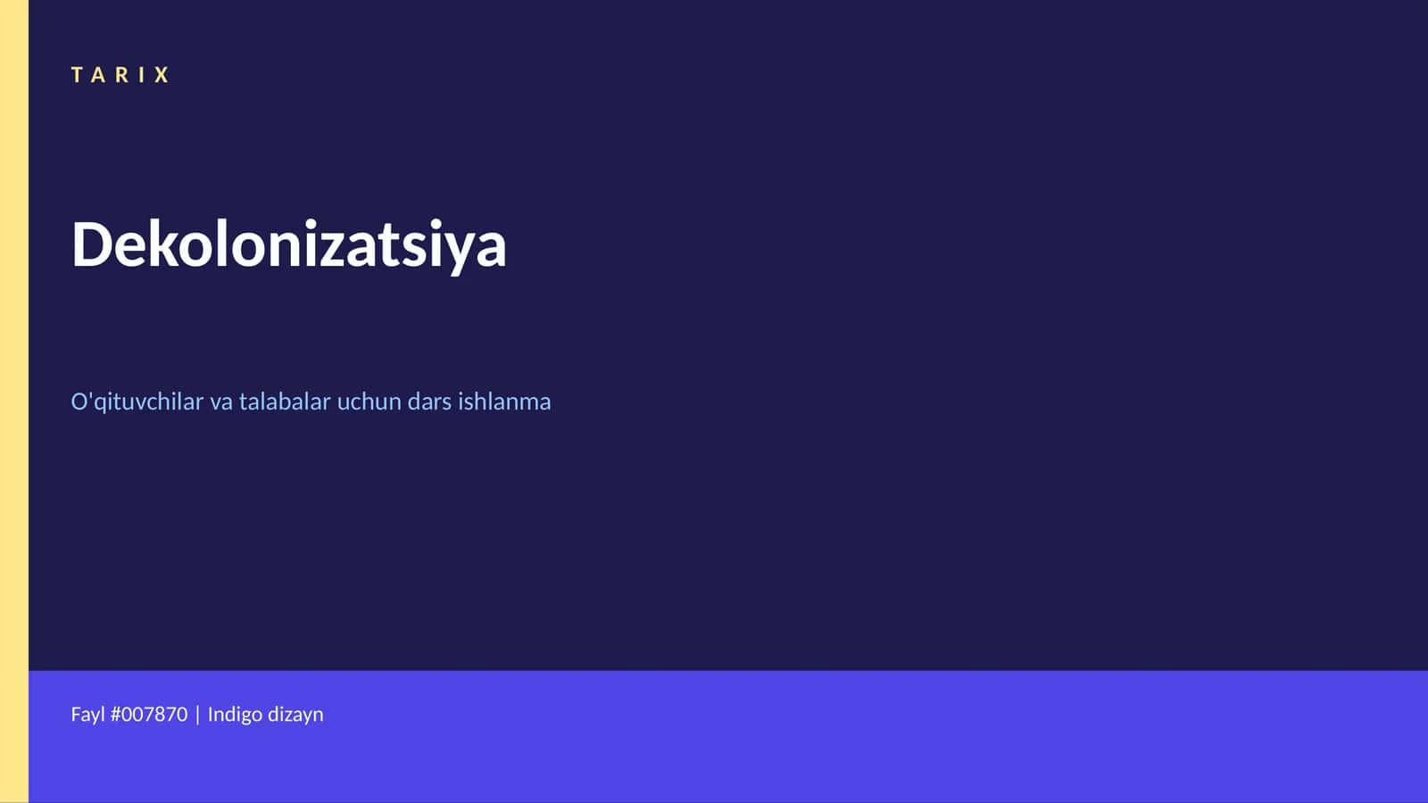 Dekolonizatsiya