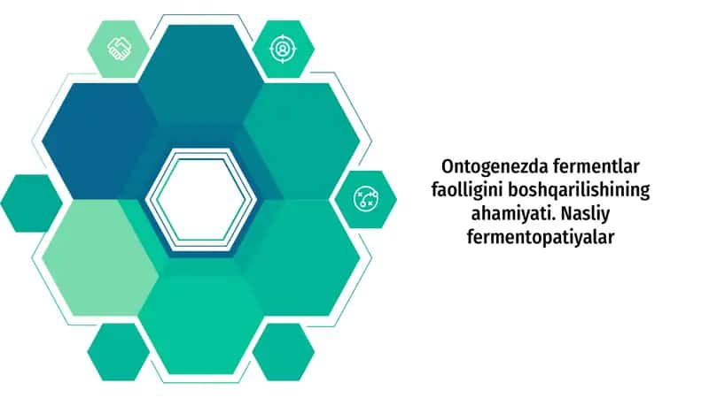 Ontogenezda fermentlar faolligini boshqarilishining ahamiyati. Nasliy fermentopatiyalar