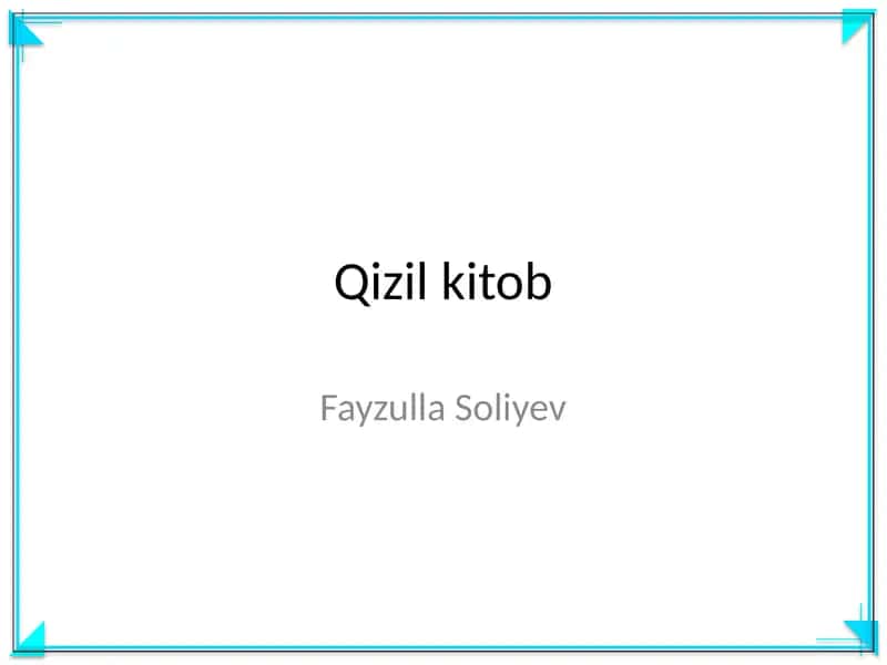 Qizil kitob